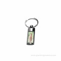 Simple Rectangular Metal Sheet Keychain